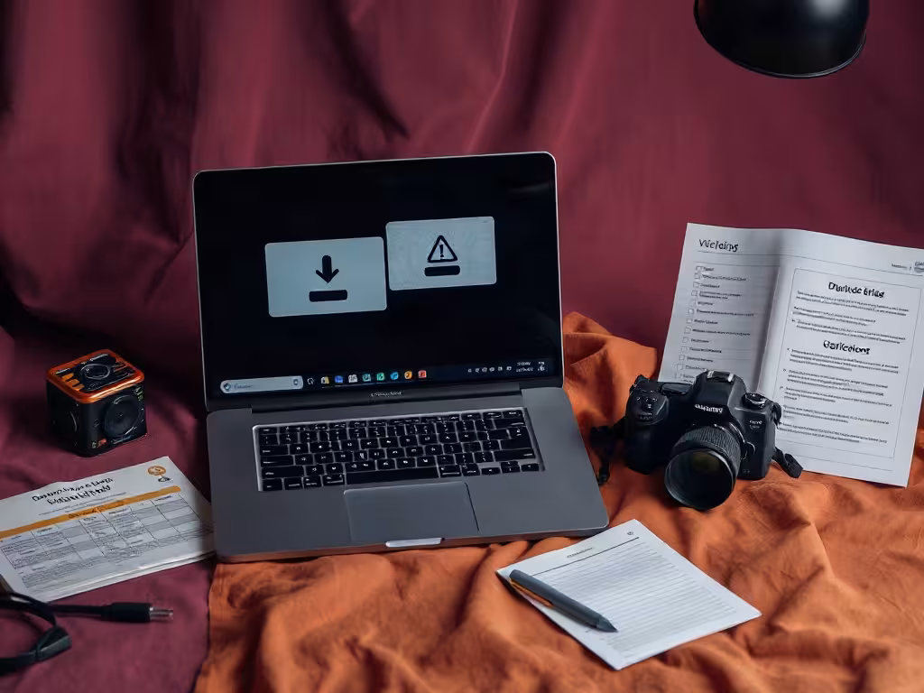 Creator checks suspicious ChatGPT 7 free downloads before installing unfamiliar software.